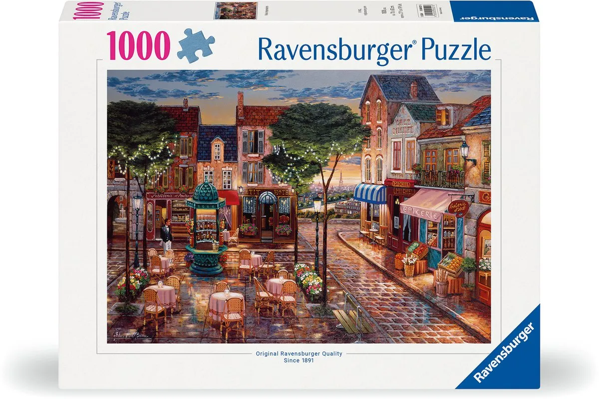 Ravensburger Geschilderd Parijs Puzzel 1000 Stuks - Meerkleurig