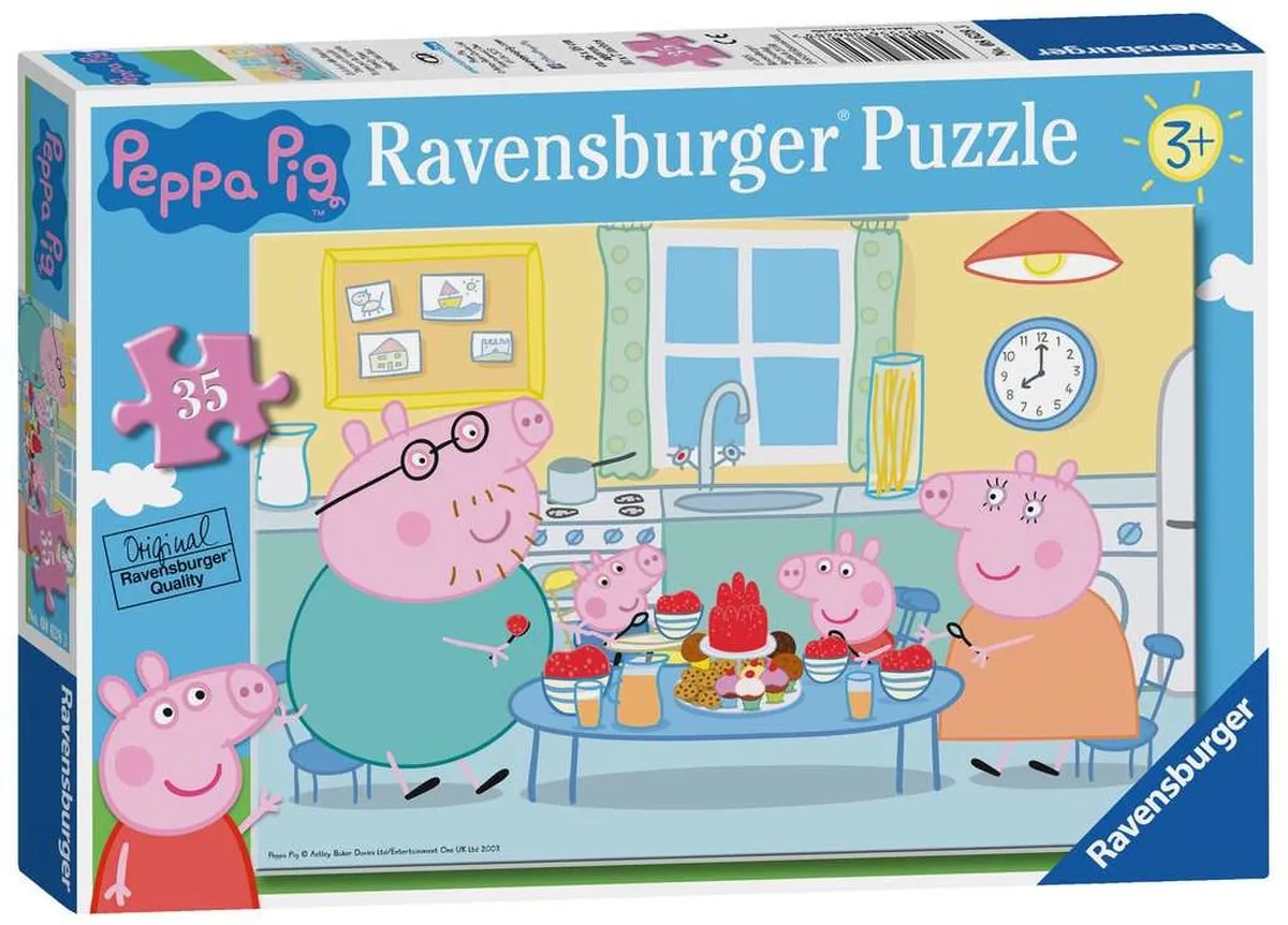 Ravensburger Peppa Pig Family Time Legpuzzel 35 Stuks