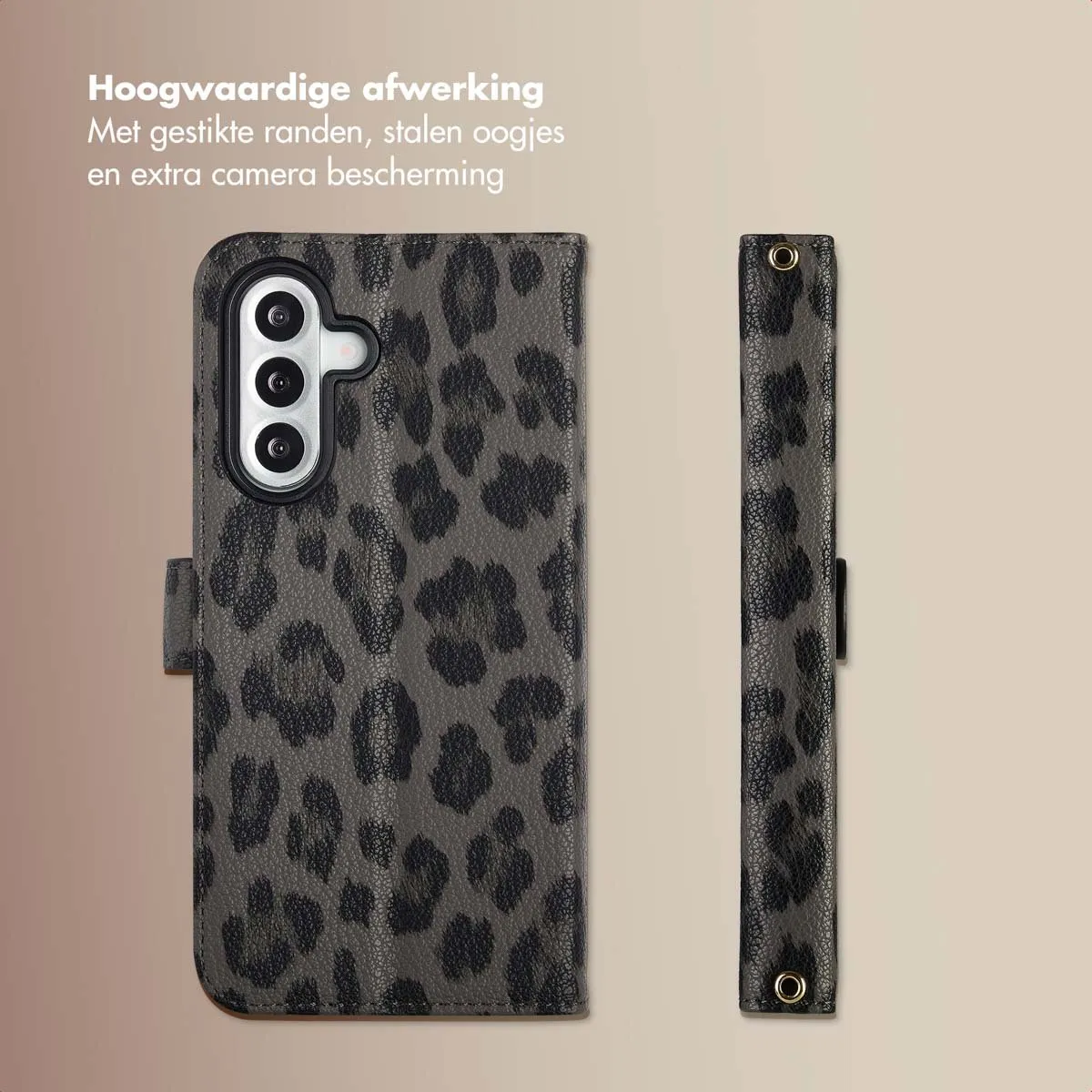 Selencia Hoesje Samsung Galaxy A55 - 3 Pasjes - Zwart