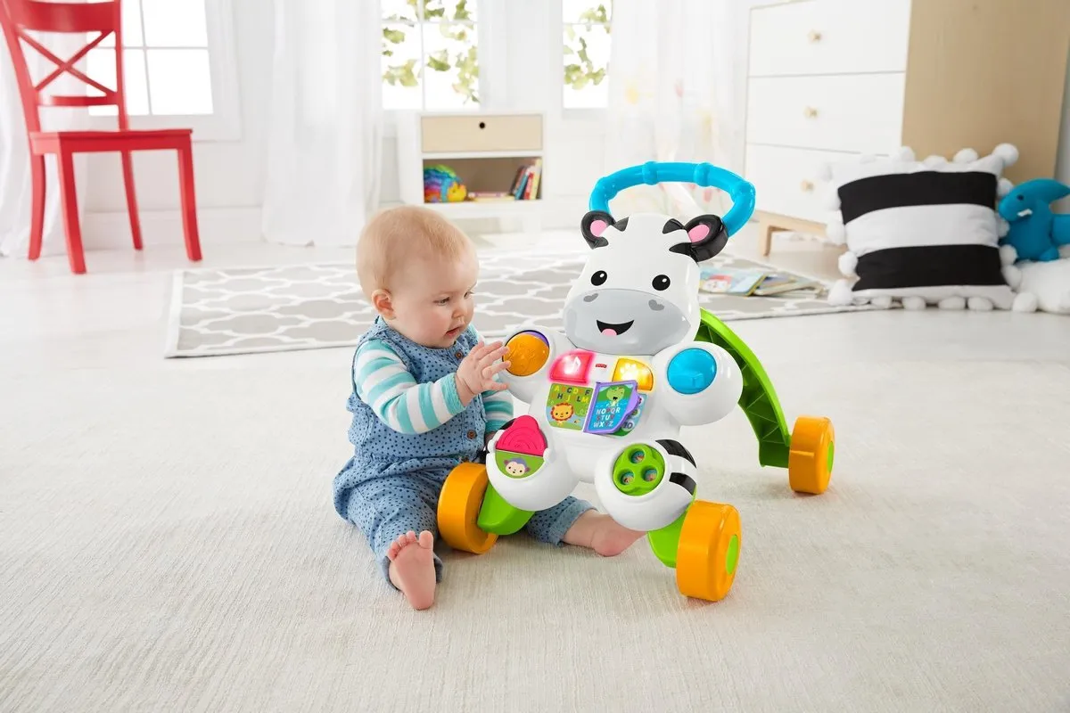 Fisher Price Loop-met-mij Zebra - Franstalig
