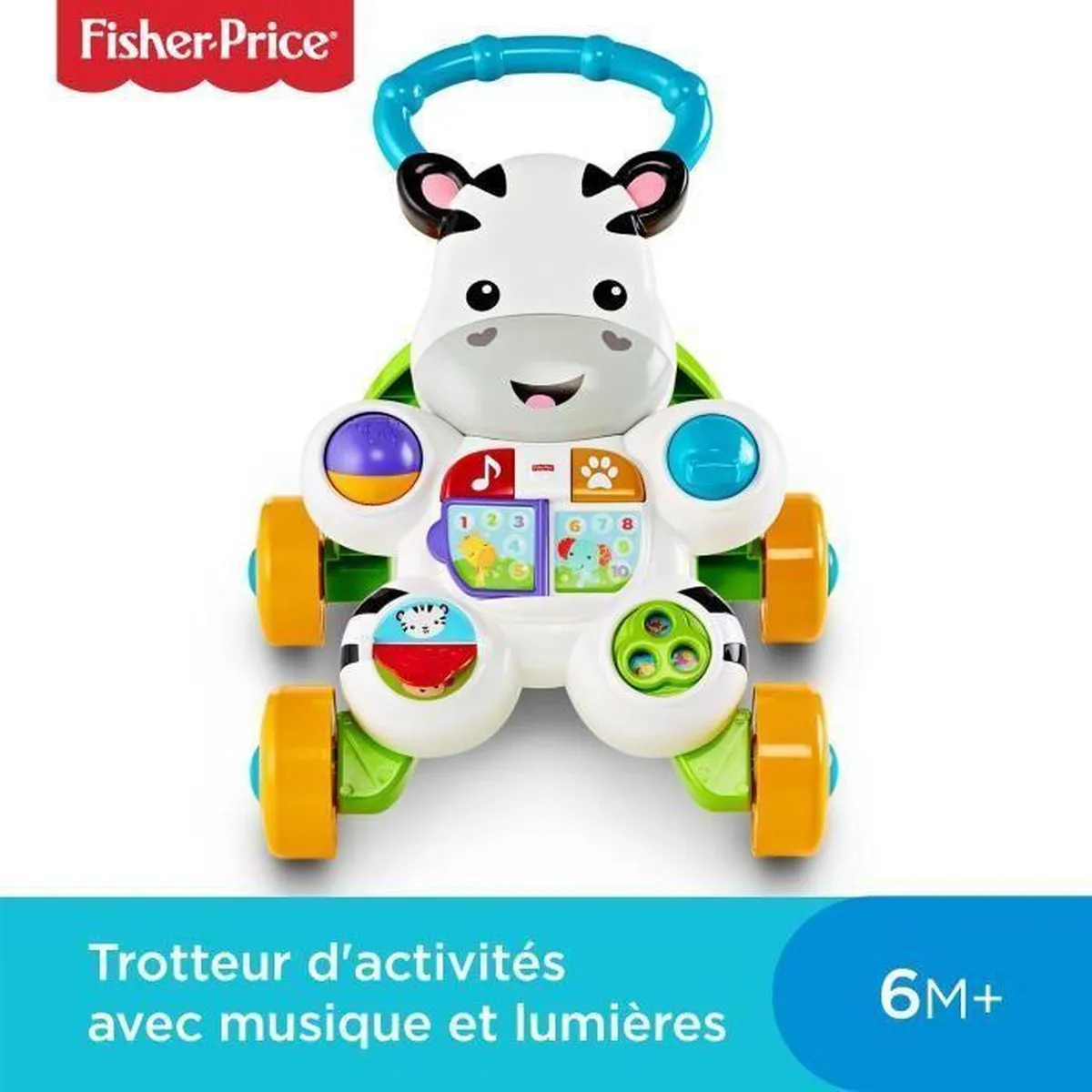 Fisher Price Loop-met-mij Zebra - Franstalig - afbeelding 6 van 6