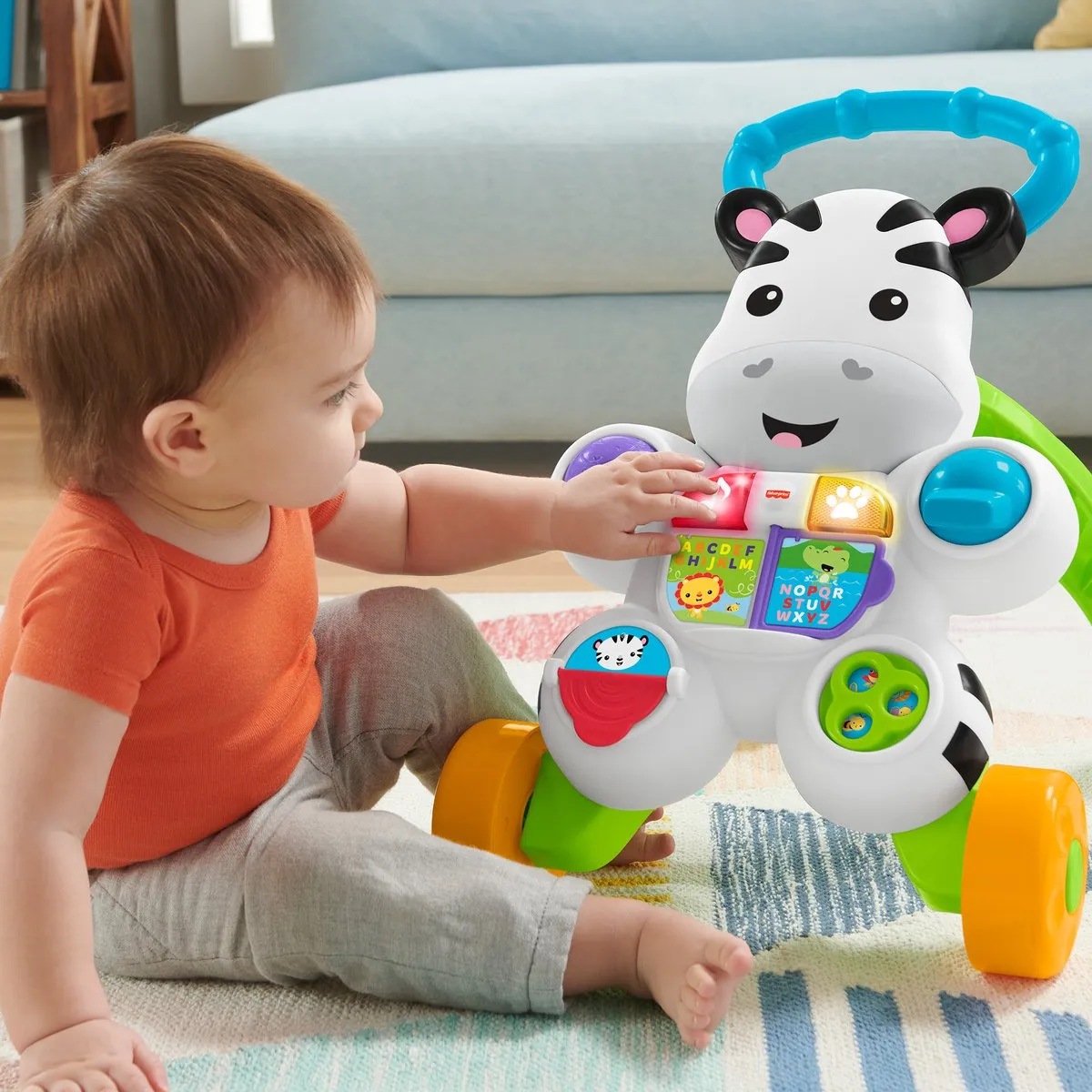 Fisher Price Loop-met-mij Zebra - Franstalig