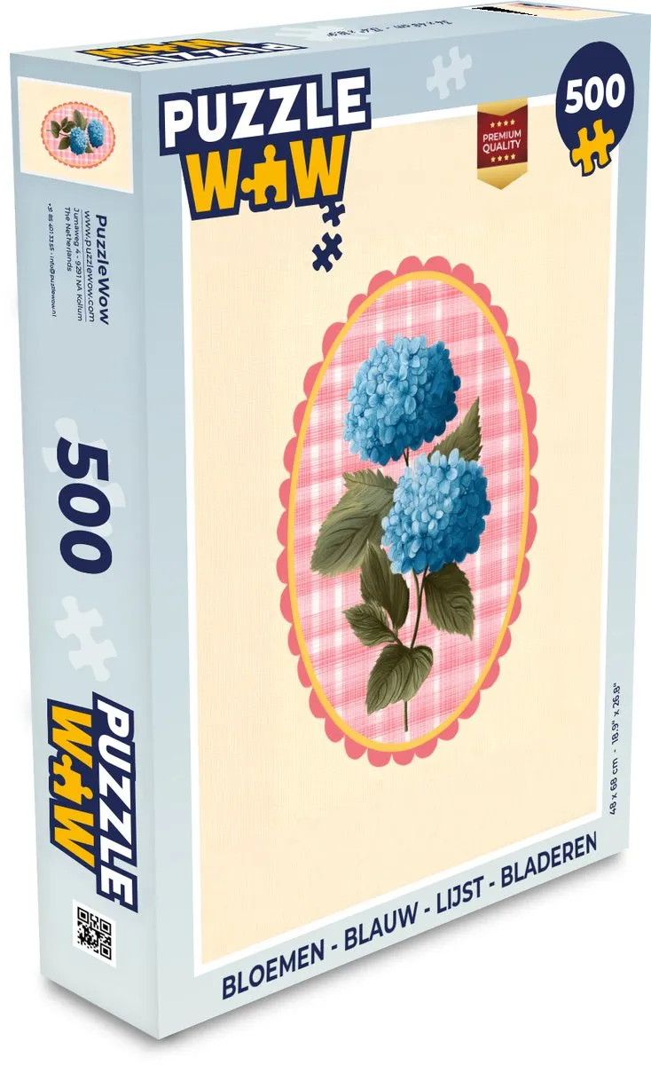 PuzzleWow Bloemen Legpuzzel 500 Stuks