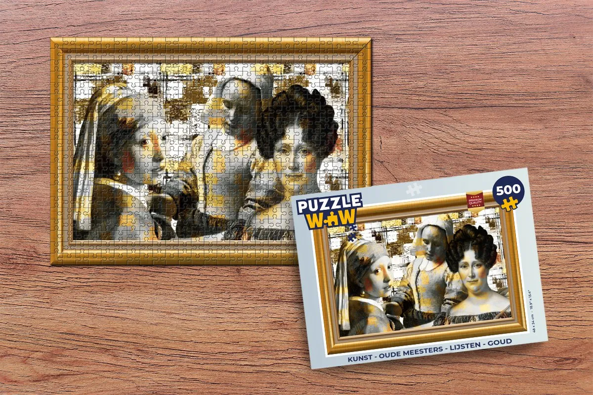 PuzzleWow Oude Meesters Legpuzzel 500 Stuks - Multicolor