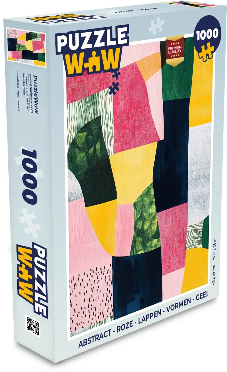 PuzzleWow Abstract Legpuzzel 1000 Stuks