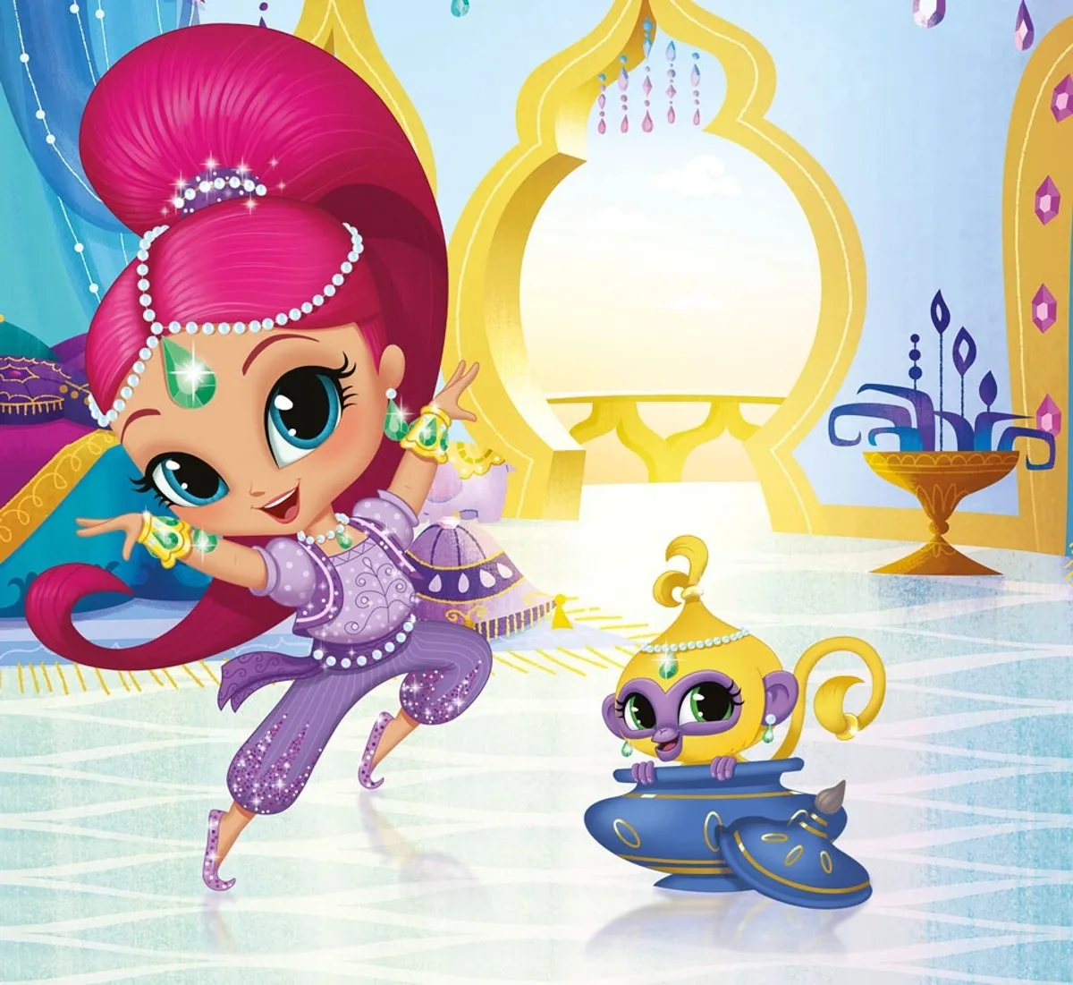 Tactic Shimmer & Shine Vloerpuzzel 35 Stuks - 60x40cm