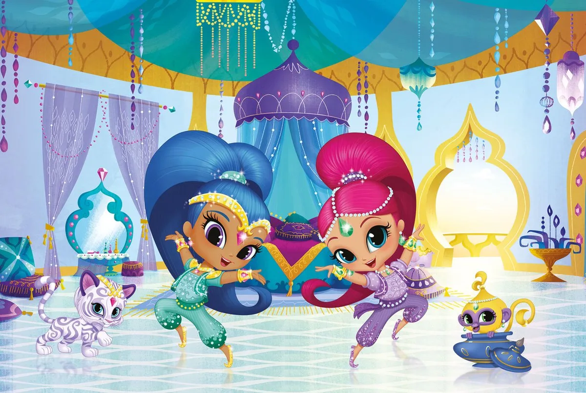 Tactic Shimmer & Shine Vloerpuzzel 35 Stuks - 60x40cm