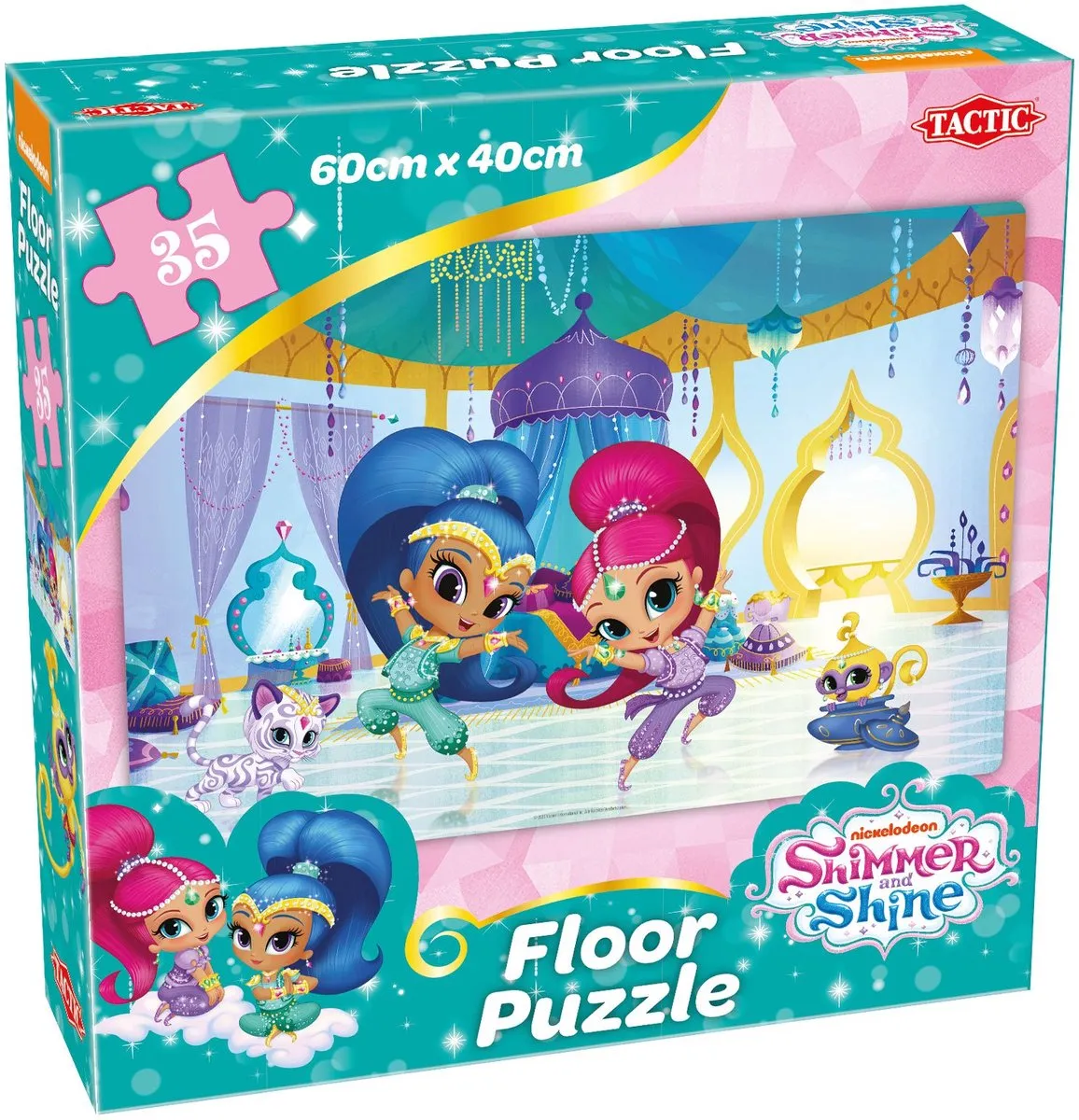 Tactic Shimmer & Shine Vloerpuzzel 35 Stuks - 60x40cm