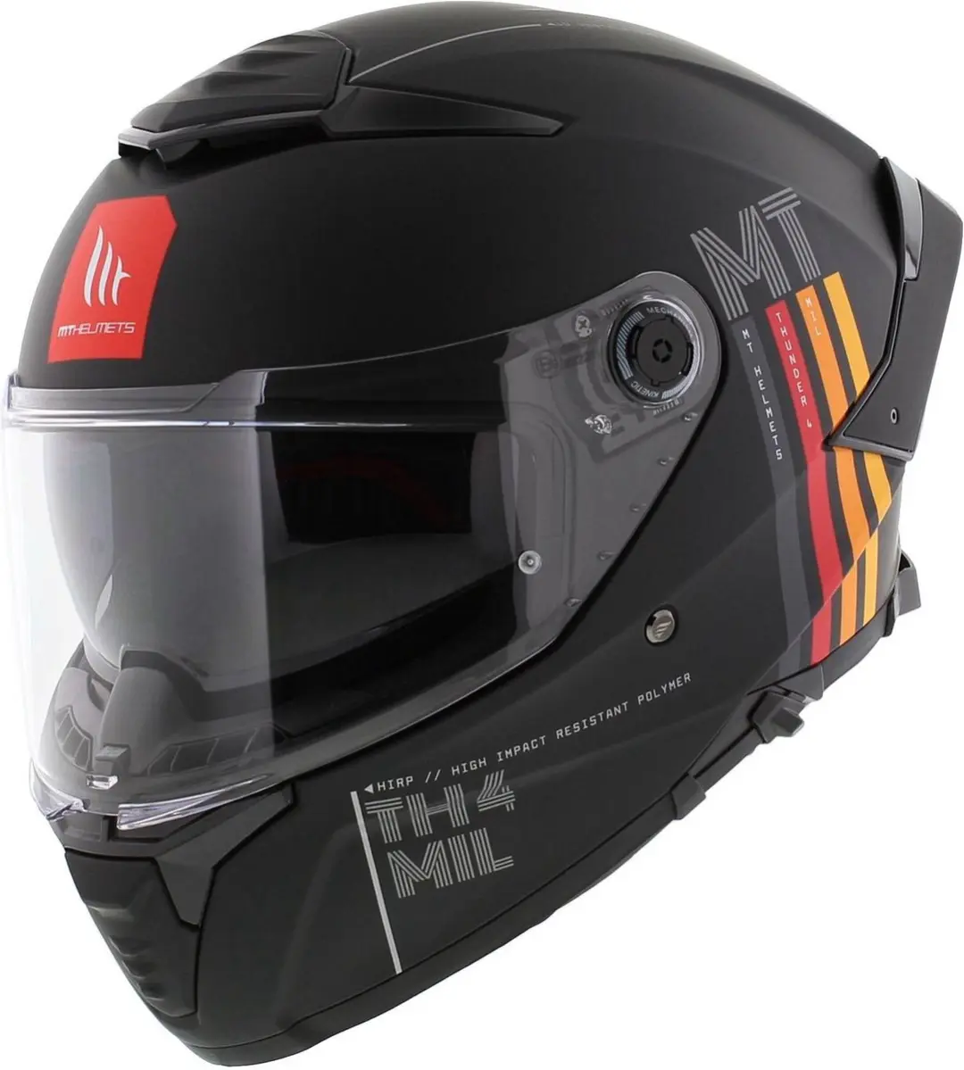 MT Helm Thunder 4 Mil mat zwart maat L