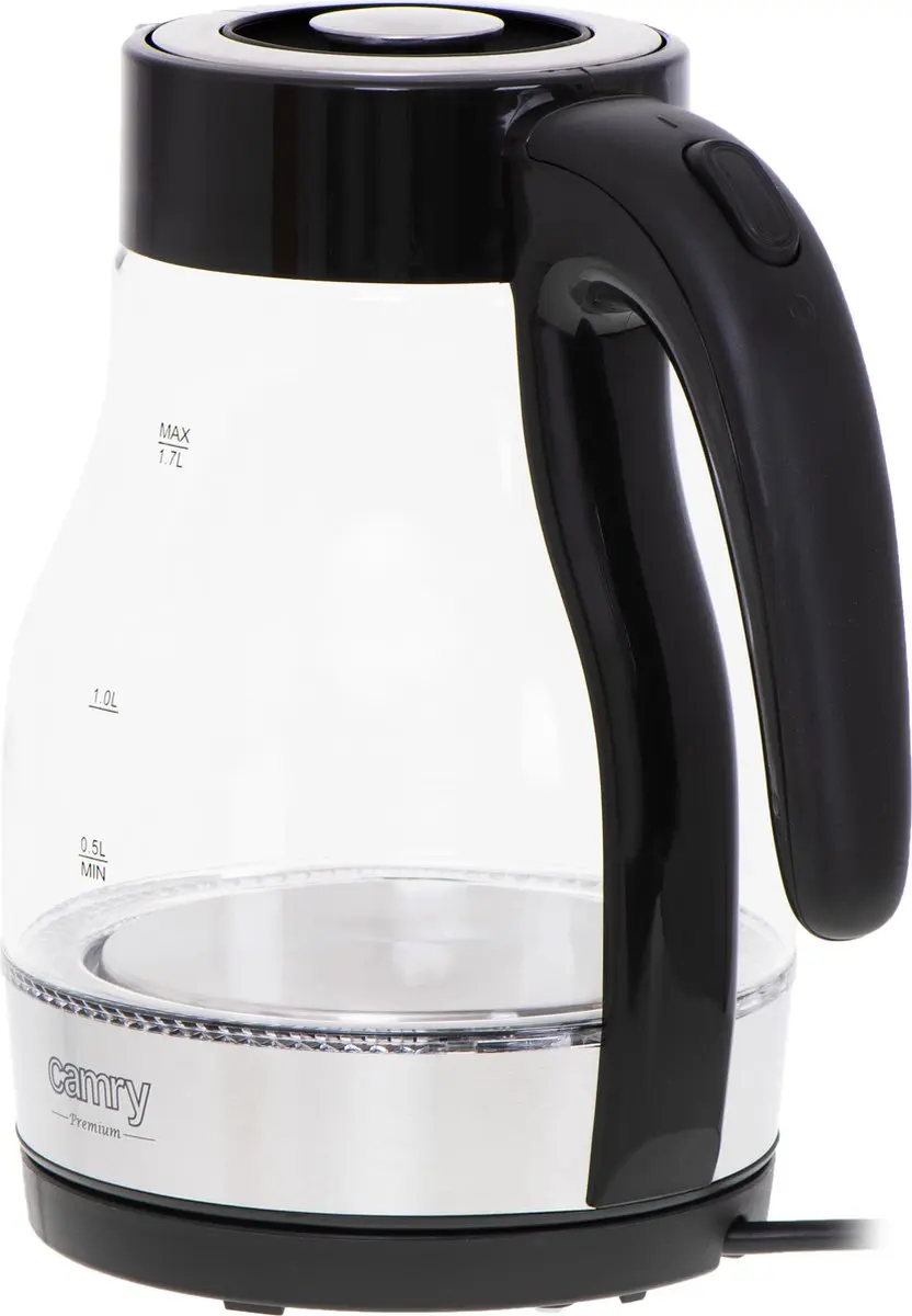 Camry CR 1300 Waterkoker 1.7L - 2200W - Zilverkleurig - afbeelding 2 van 5