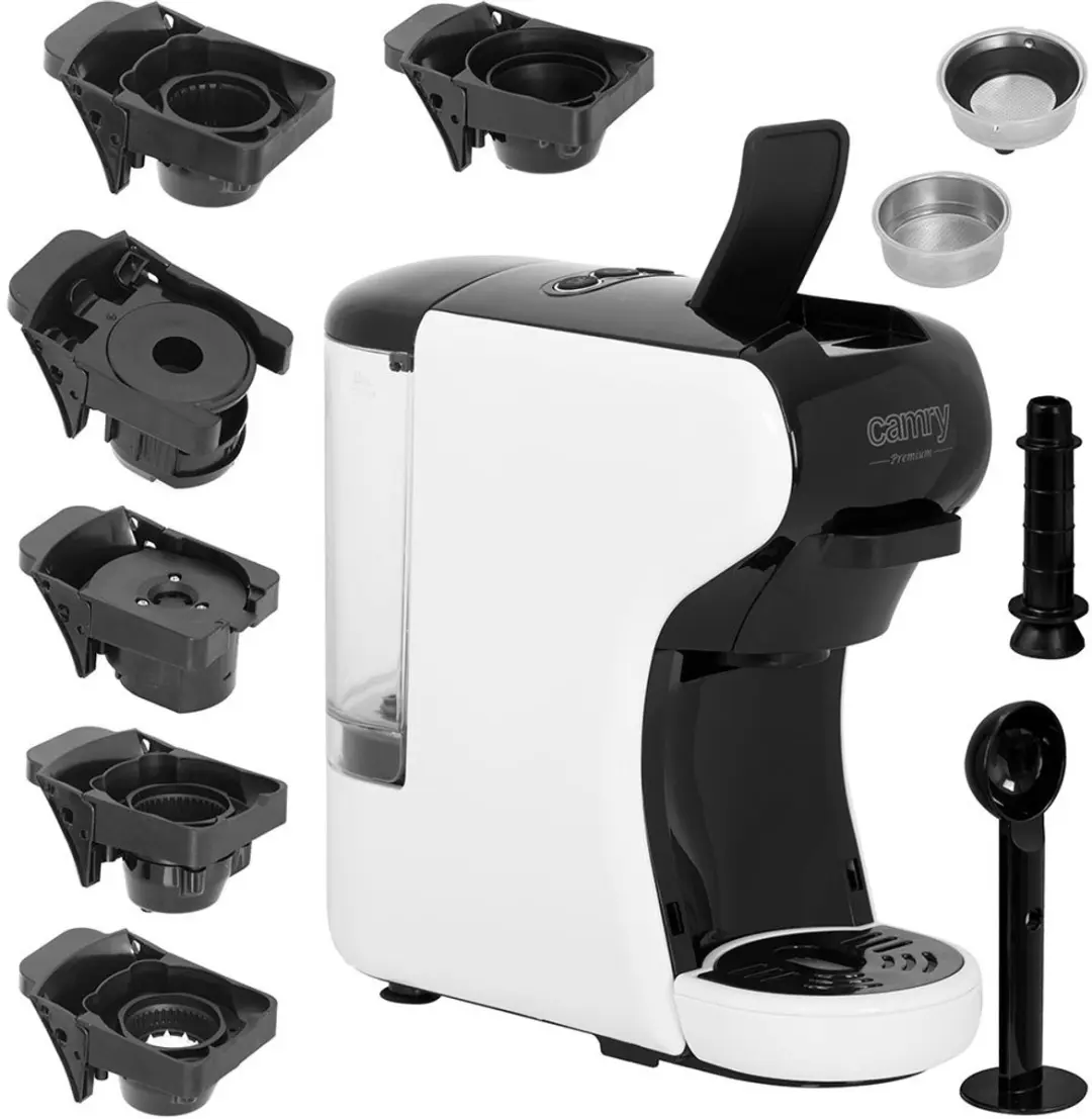 Camry CR 4414 Multi Capsule Espressomachine - 1450W - Wit - afbeelding 6 van 6