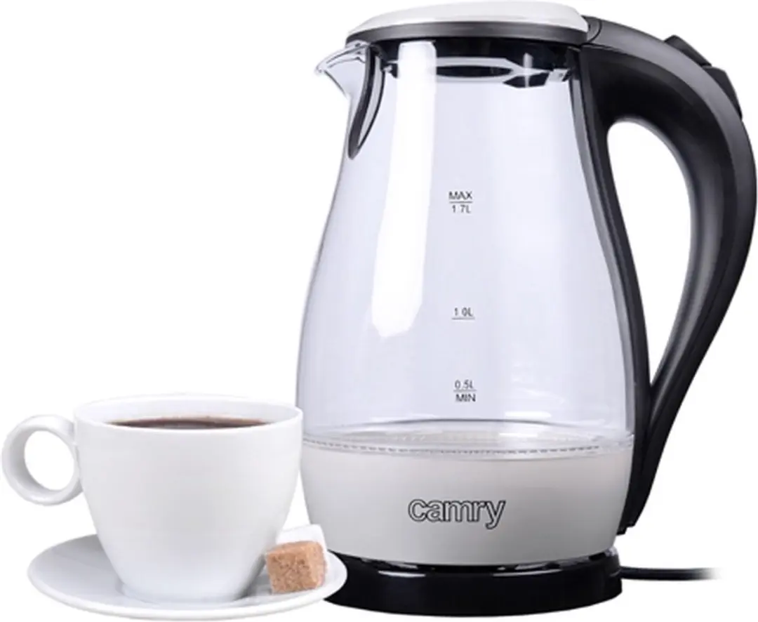 Camry CR 1251w Waterkoker 1.7L - 2000W - Zwart - afbeelding 3 van 6