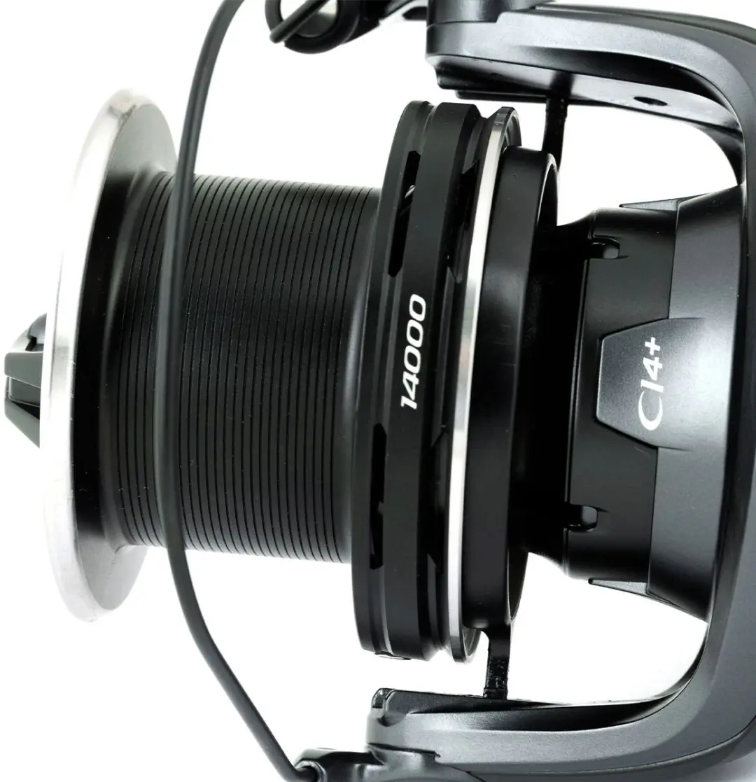 Shimano Medium Baitrunner Ci4+ LC 550 XT-B Longcast Molen - Grijs/Zwart