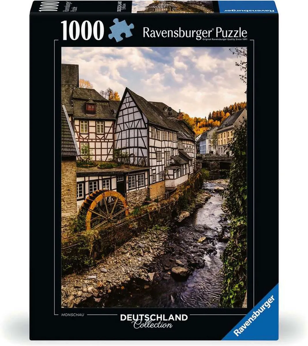 Ravensburger Monschau in der Eifel Legpuzzel 1000 Stuks - MPN 12000792