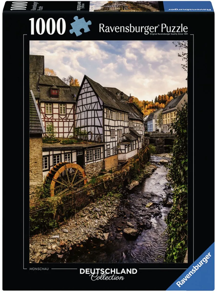 Ravensburger Monschau in der Eifel Legpuzzel 1000 Stuks - MPN 12000792