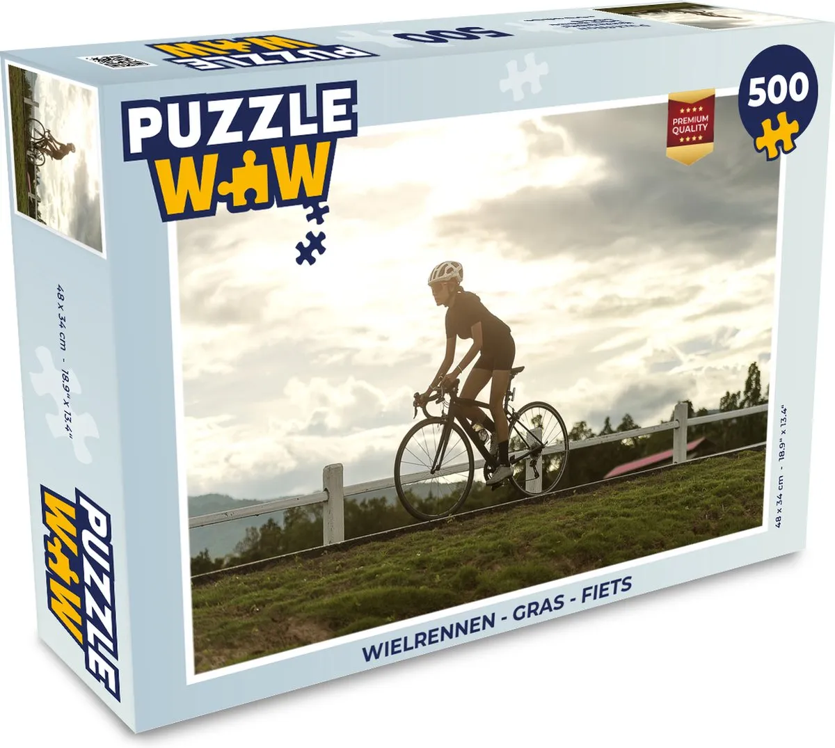PuzzleWow Wielrennen Legpuzzel 500 Stuks