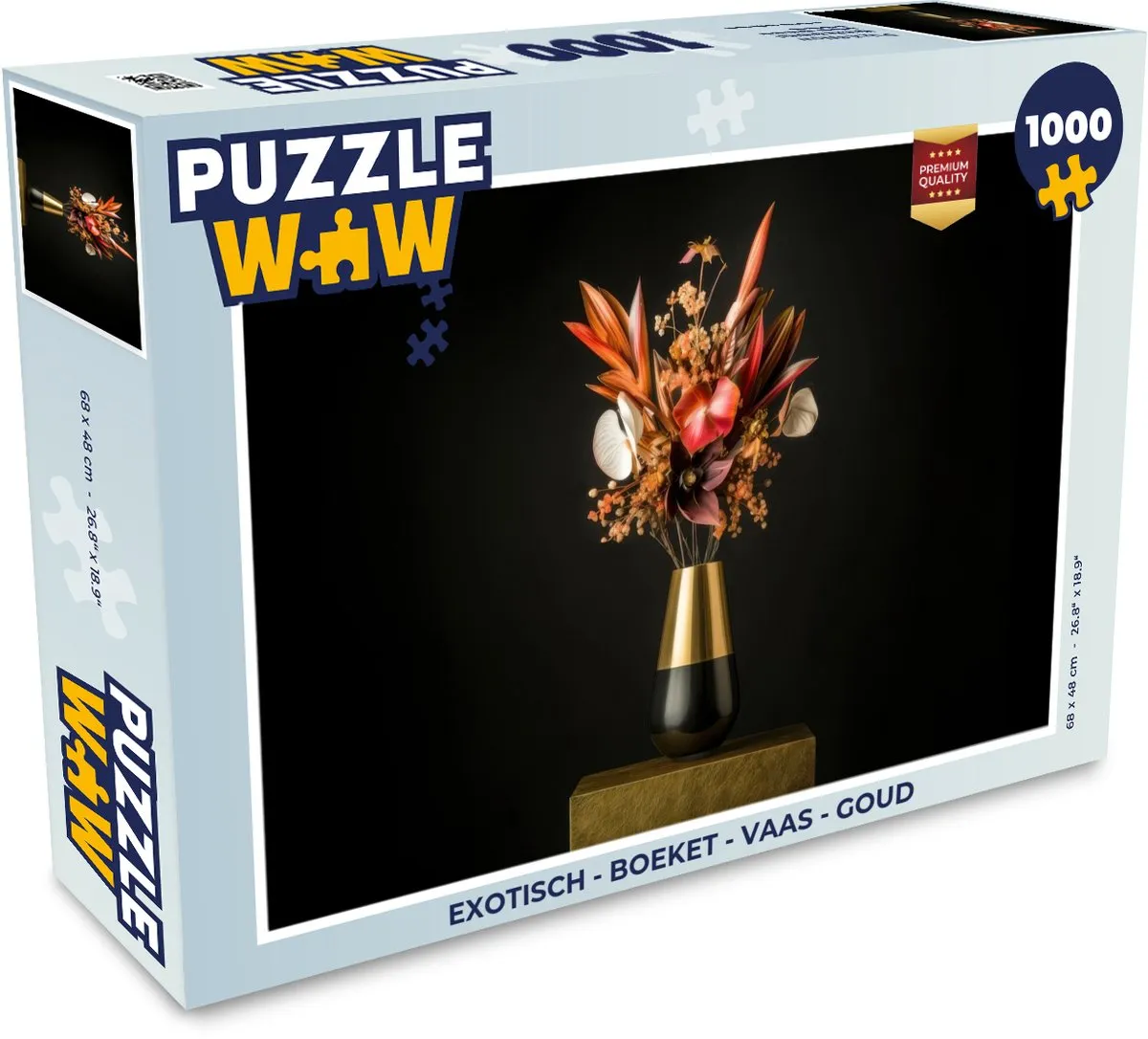 PuzzleWow Exotisch Boeket Legpuzzel 1000 Stuks