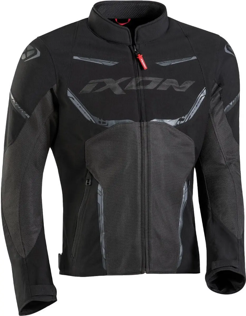 Ixon Striker Air Zwart Antraciet Textiele Motorjas