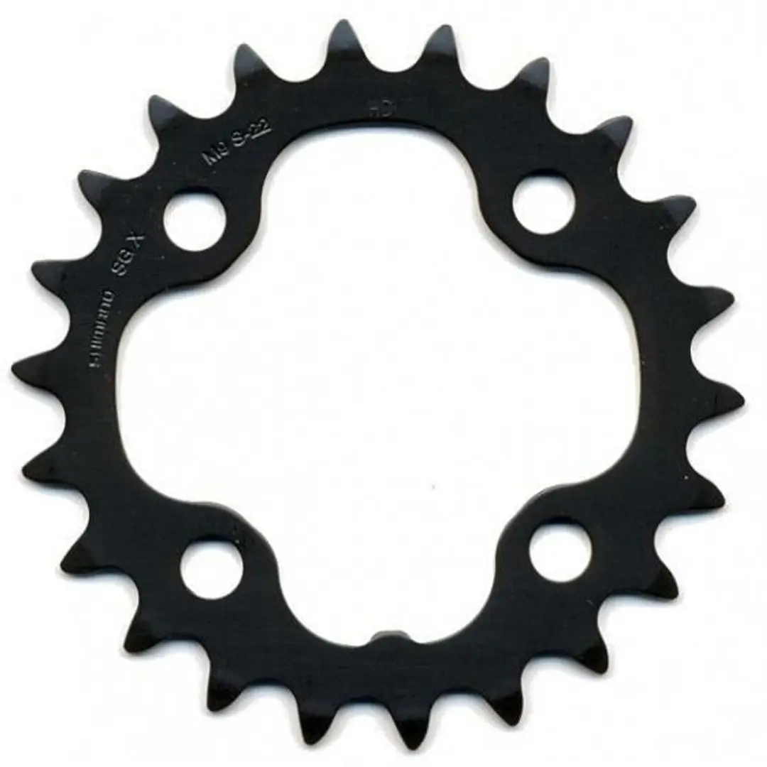 Shimano Deore FC-M590 Kettingblad 22T - 4-Gaats - 9-Speed - Zwart - afbeelding 4 van 6