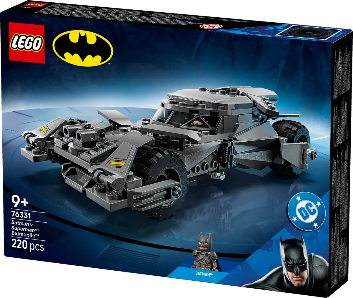 LEGO DC Batman v Superman Batmobile 76331 - 220 Stukken - Multicolor