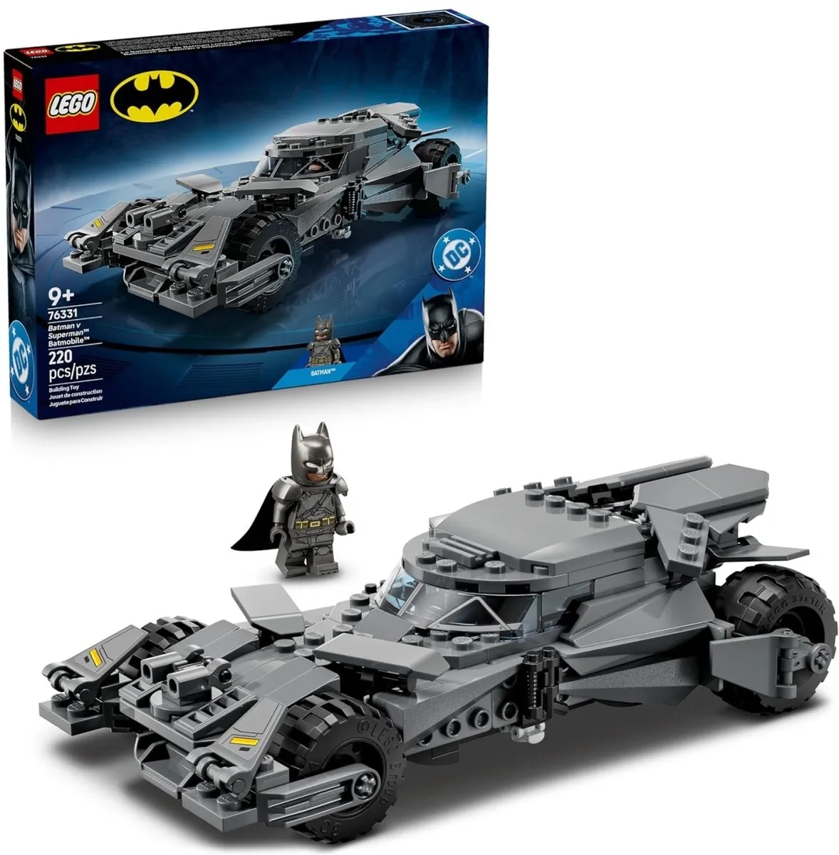 LEGO DC Batman v Superman Batmobile 76331 - 220 Stukken - Multicolor