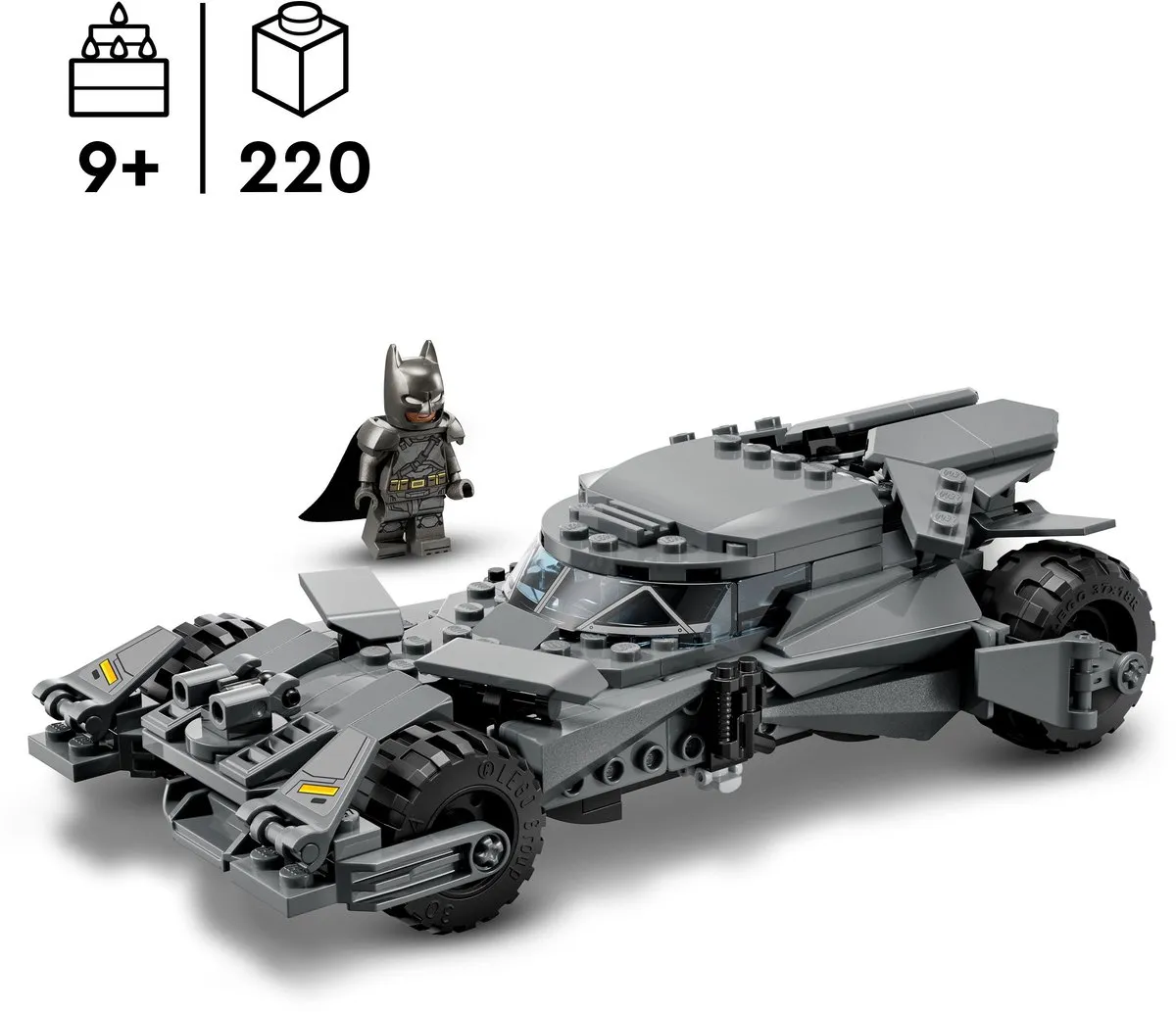 LEGO DC Batman v Superman Batmobile 76331 - 220 Stukken - Multicolor