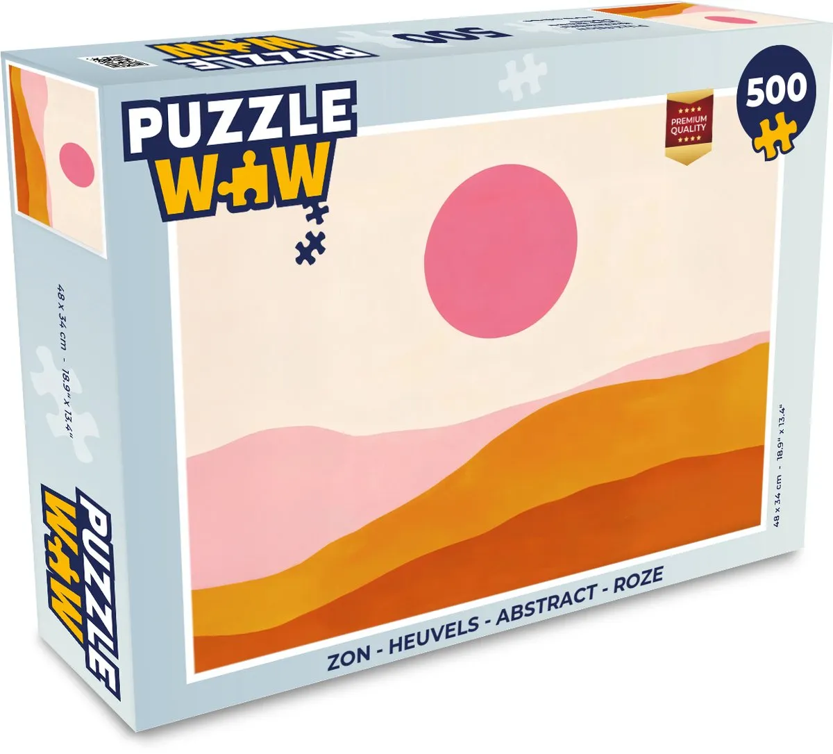 PuzzleWow Abstract Legpuzzel 500 Stuks