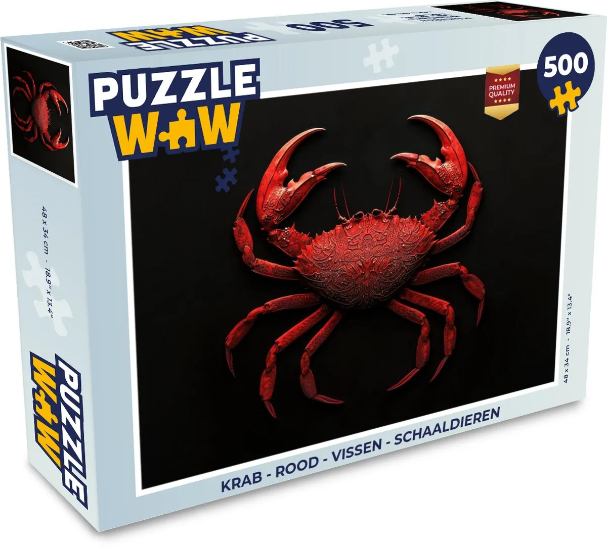 PuzzleWow Krab Puzzel 500 Stuks