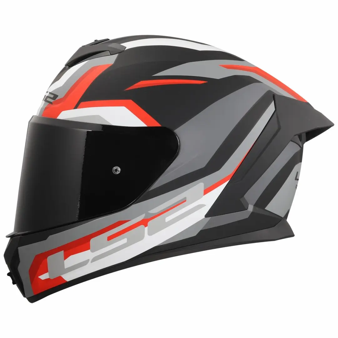 LS2 Helm Rapid III FF820 - XXS - Zwart/Rood