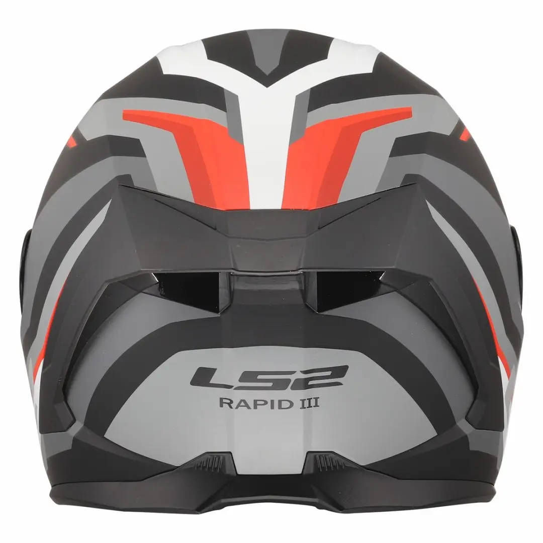LS2 Helm Rapid III FF820 - XXS - Zwart/Rood