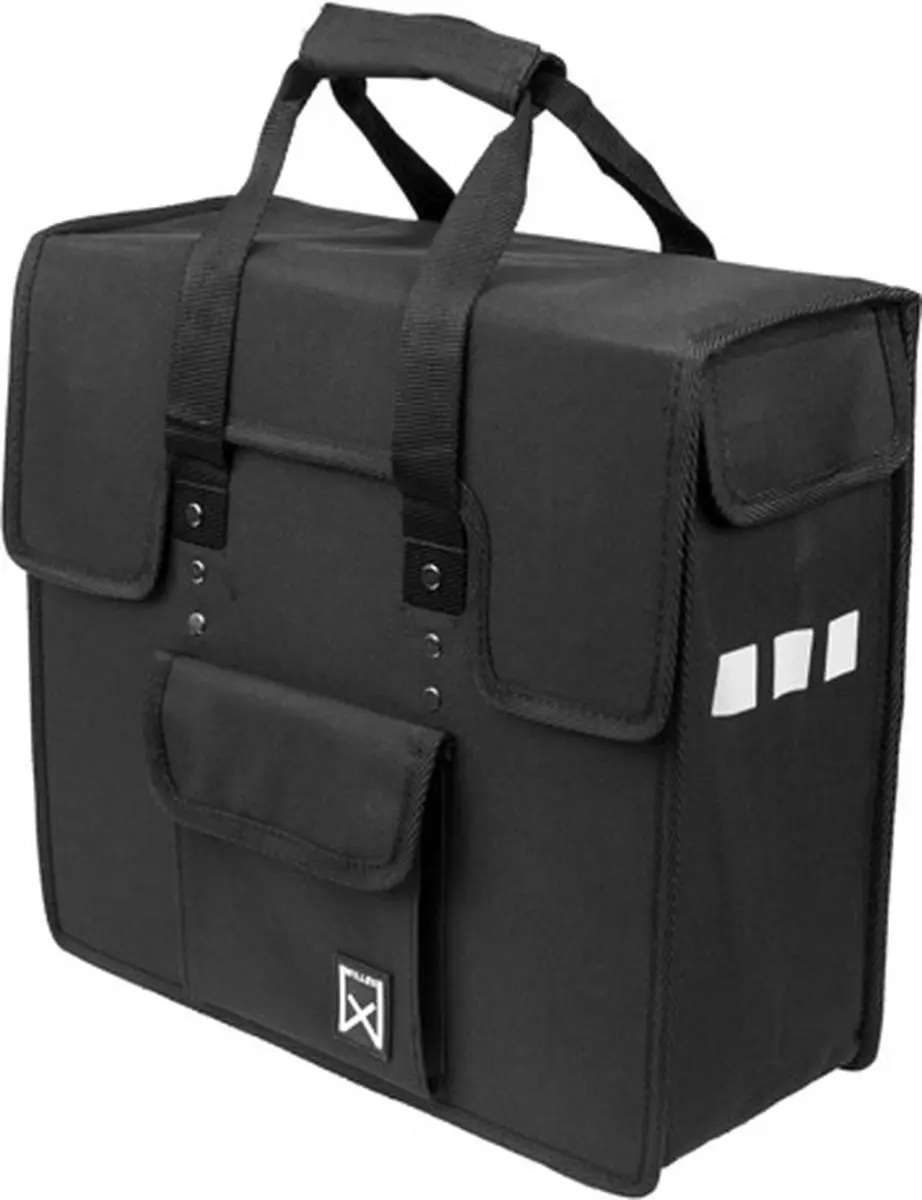 Willex Shopper Enkele Fietstas 18L - Zwart - afbeelding 4 van 5