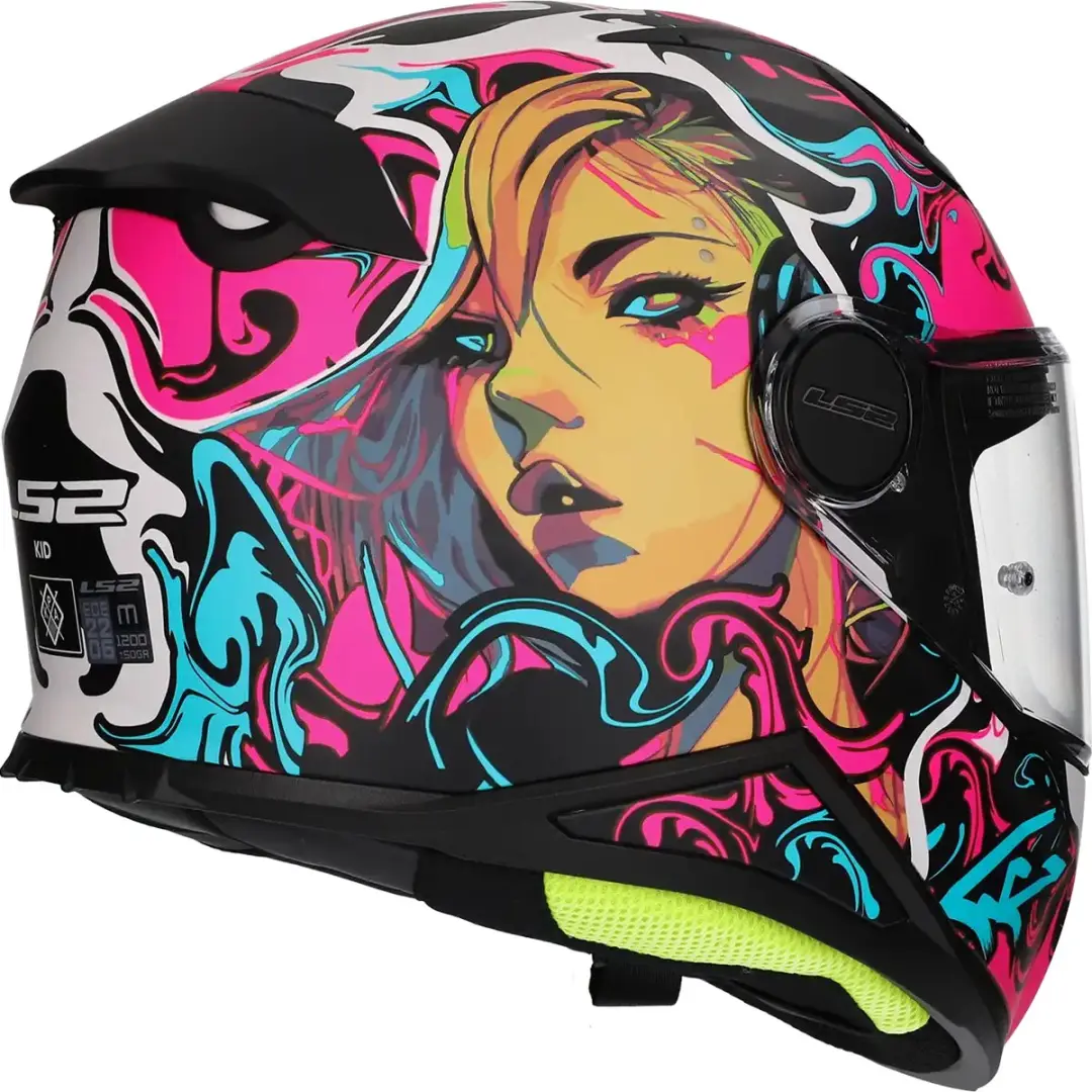 LS2 FF812 Kid Cyberg Kinderhelm - Maat L - Paars