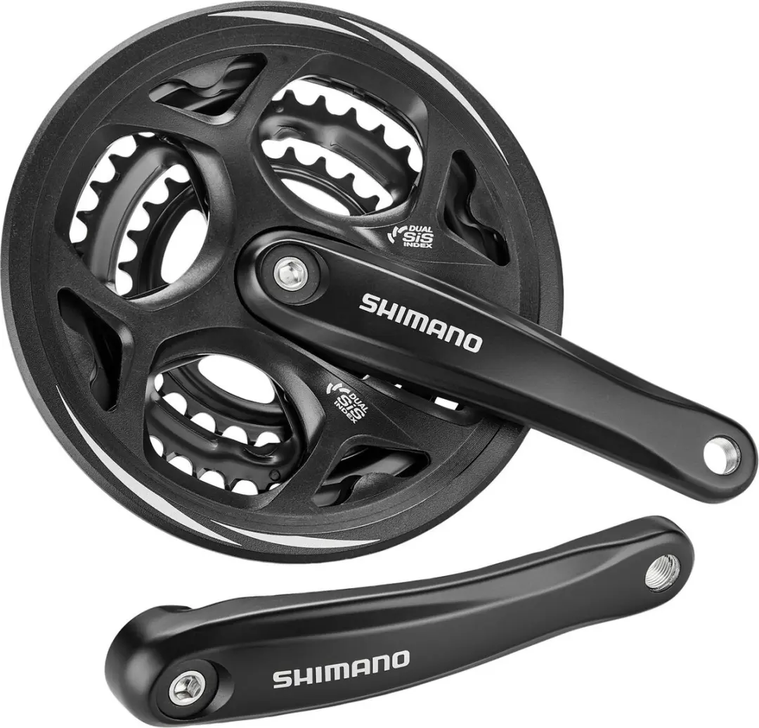 Shimano Tourney FC-TY501 Crankstel 3x7/8-speed 170mm - 48/38/28T - Zwart
