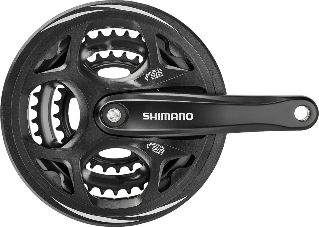 Shimano Tourney FC-TY501 Crankstel 3x7/8-speed 170mm - 48/38/28T - Zwart