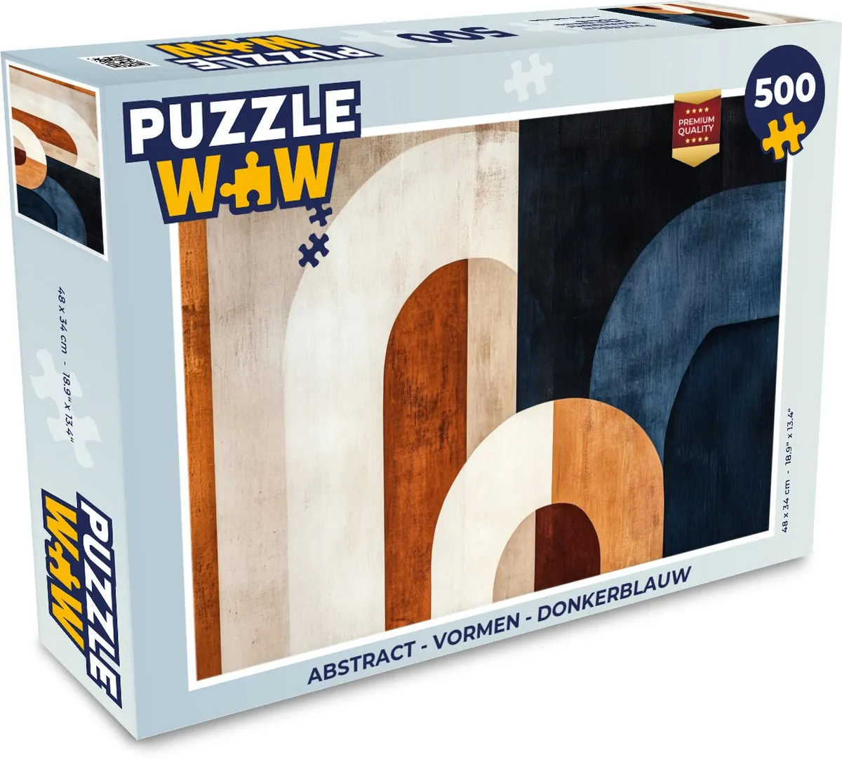 PuzzleWow Abstract Vormen Legpuzzel 500 Stuks