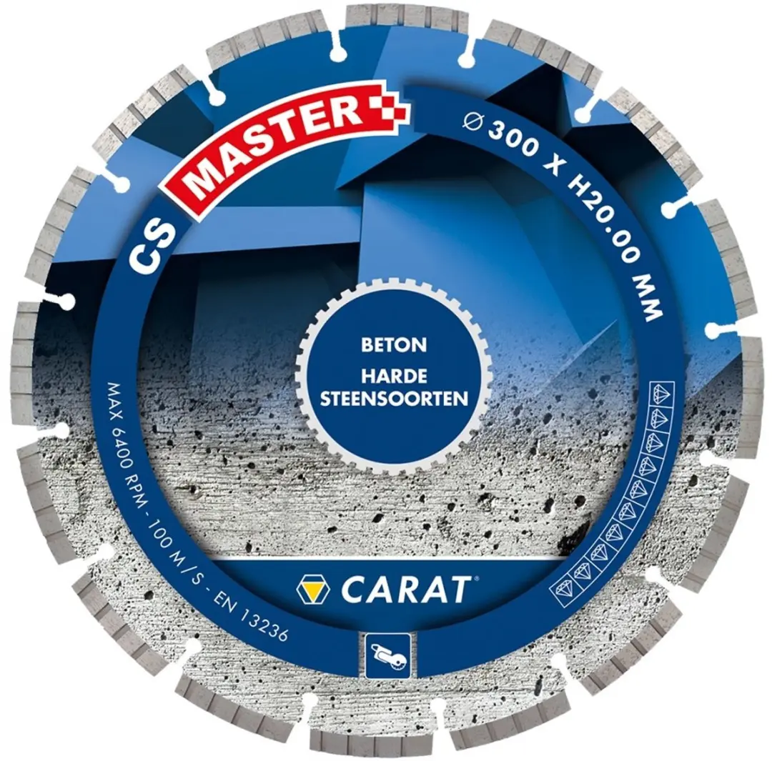Carat Diamantzaag Beton Ø300X25,40Mm, Cs Master