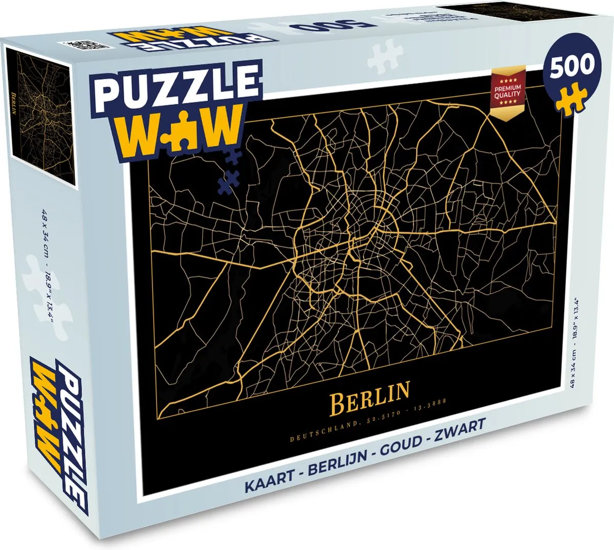 PuzzleWow Berlijn Legpuzzel 500 Stuks