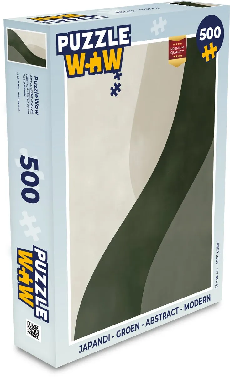 PuzzleWow Japandi Legpuzzel 500 Stuks