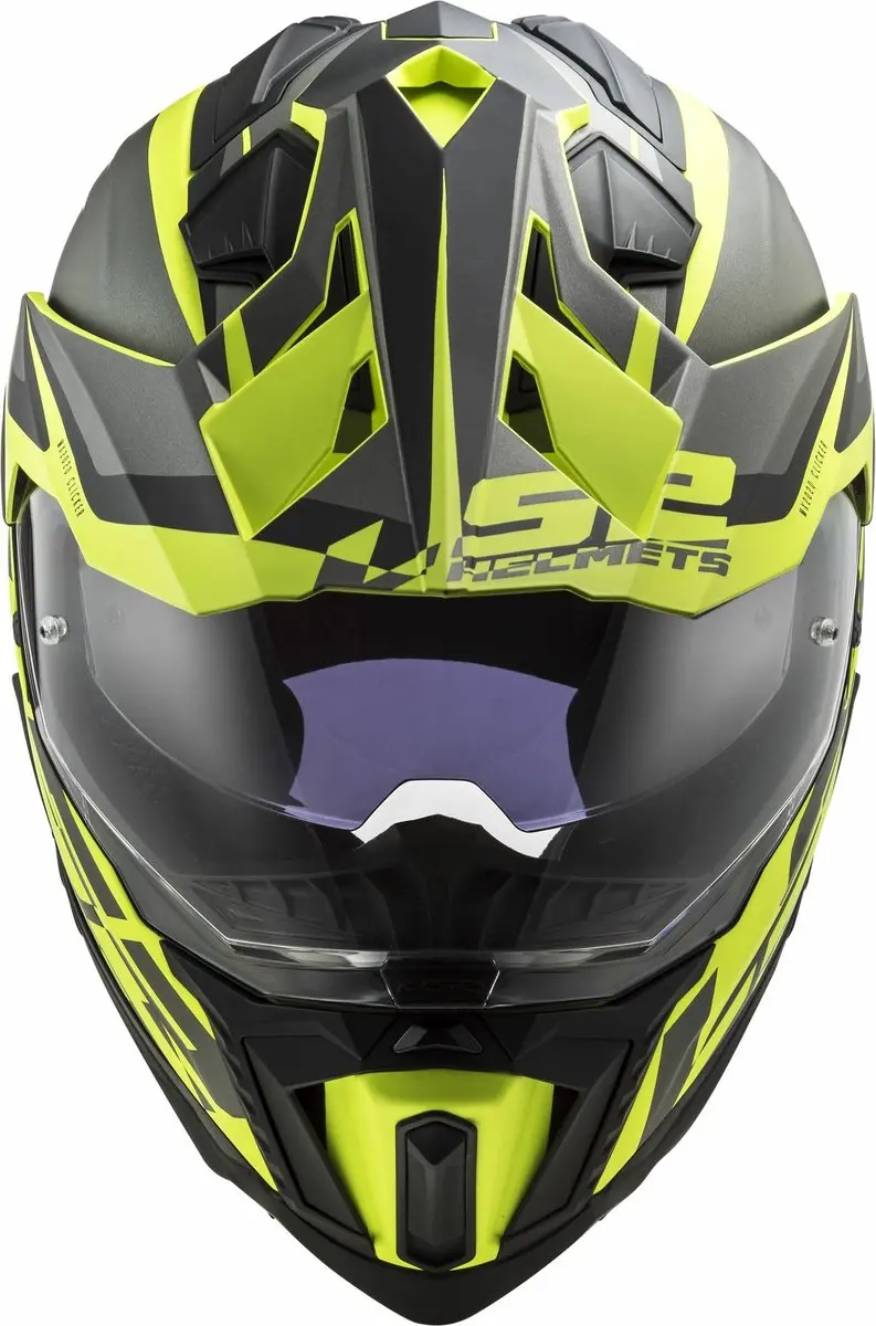 LS2 MX701 Explorer Adventure Helm - XS - Fluogeel