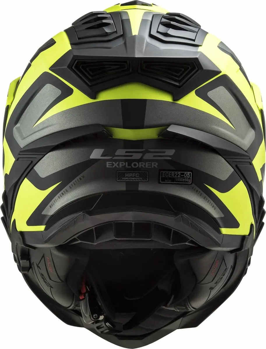 LS2 MX701 Explorer Adventure Helm - XS - Fluogeel