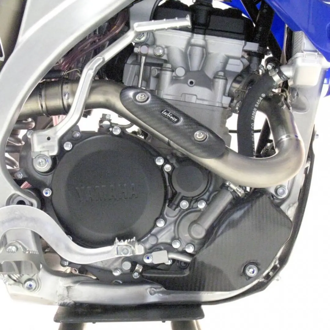 Protection moteur droite carbone Leovince pour moto Yamaha 250 Yz-F 2006 à 2009