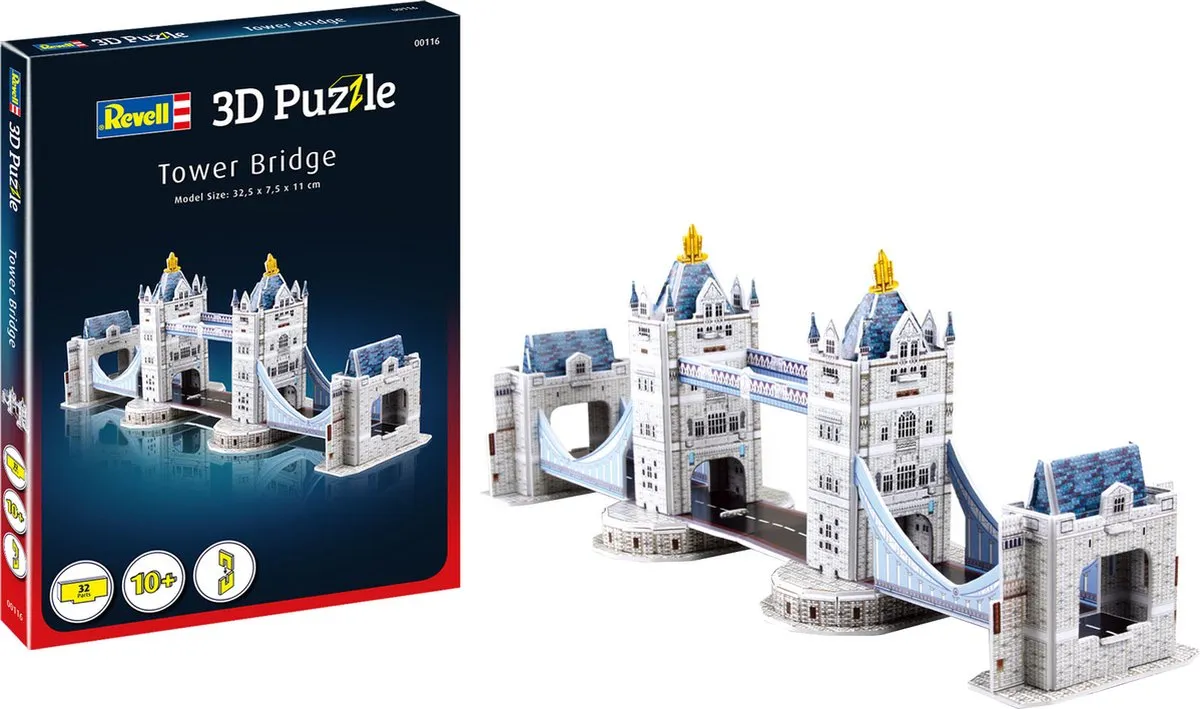 Revell Tower Bridge 3D Puzzel - 32 Stuks - Multi