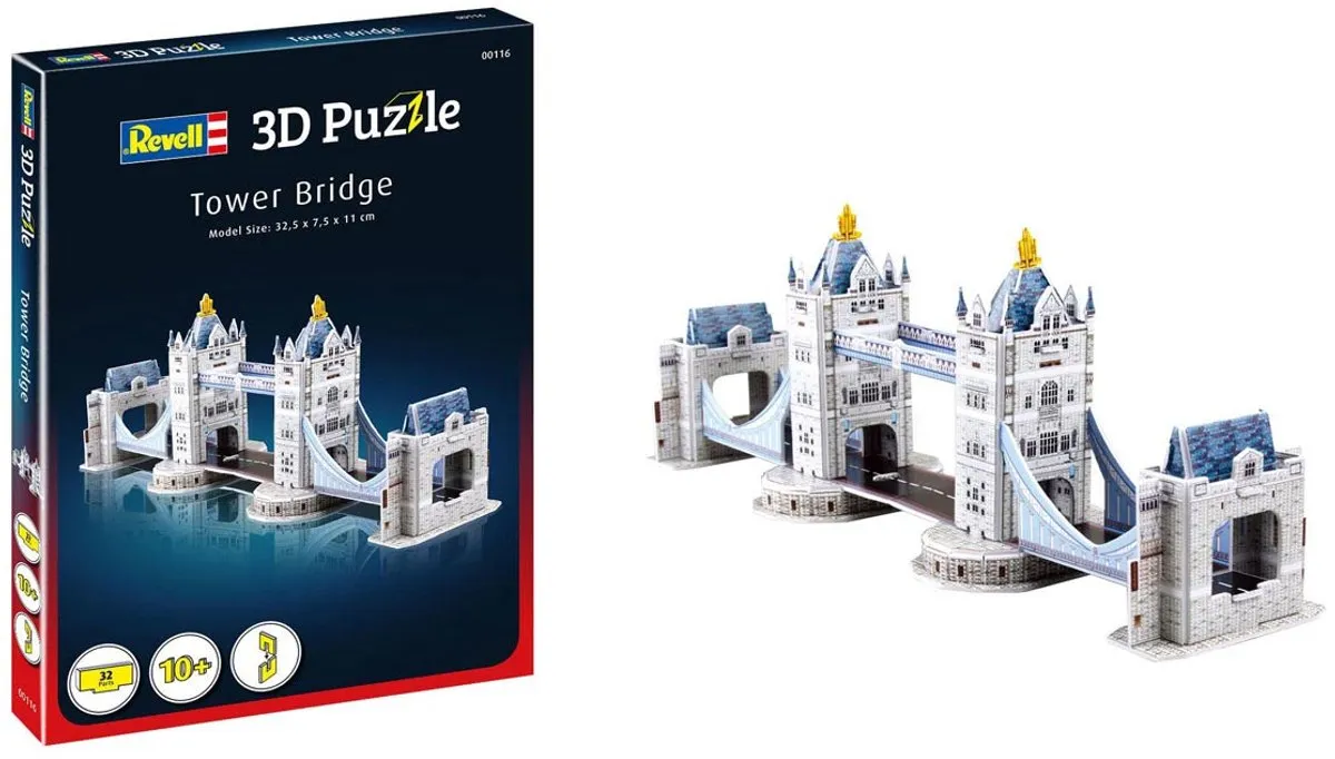 Revell Tower Bridge 3D Puzzel - 32 Stuks - Multi