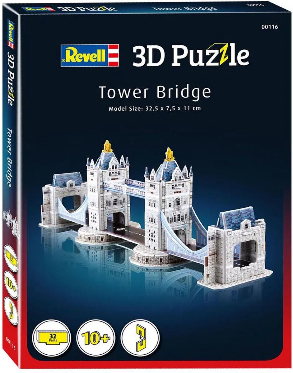Revell Tower Bridge 3D Puzzel - 32 Stuks - Multi