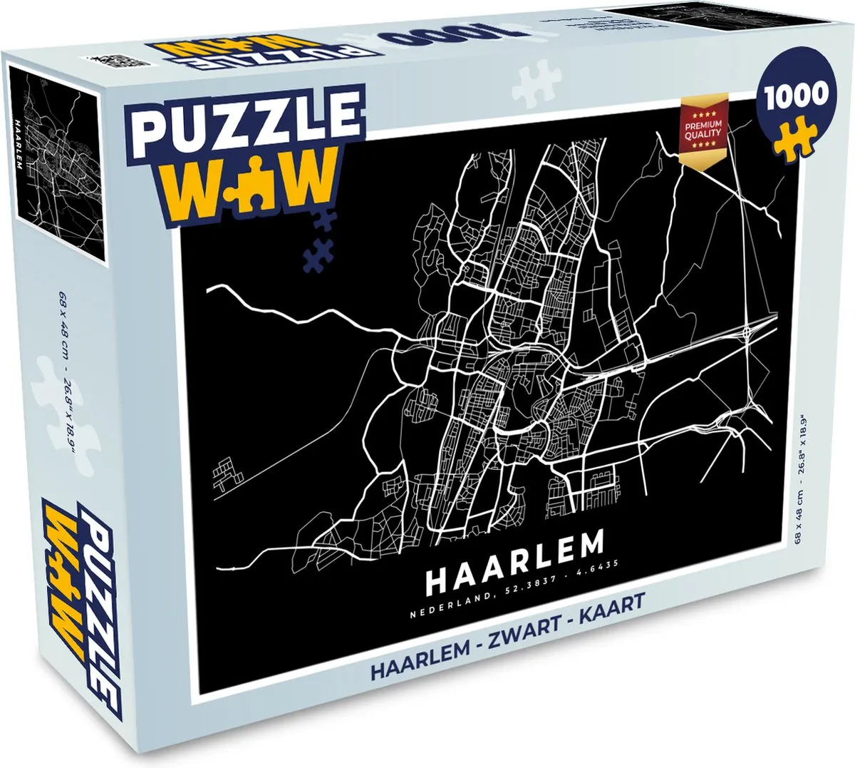 PuzzleWow Haarlem Legpuzzel 1000 Stuks