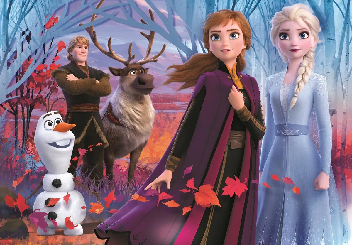 Disney Frozen 2 Legpuzzel 104 Stukjes - Multicolor