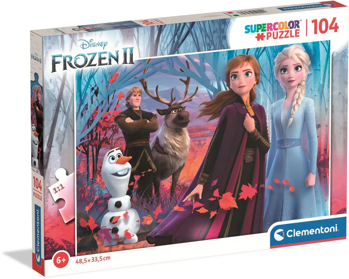 Disney Frozen 2 Legpuzzel 104 Stukjes - Multicolor