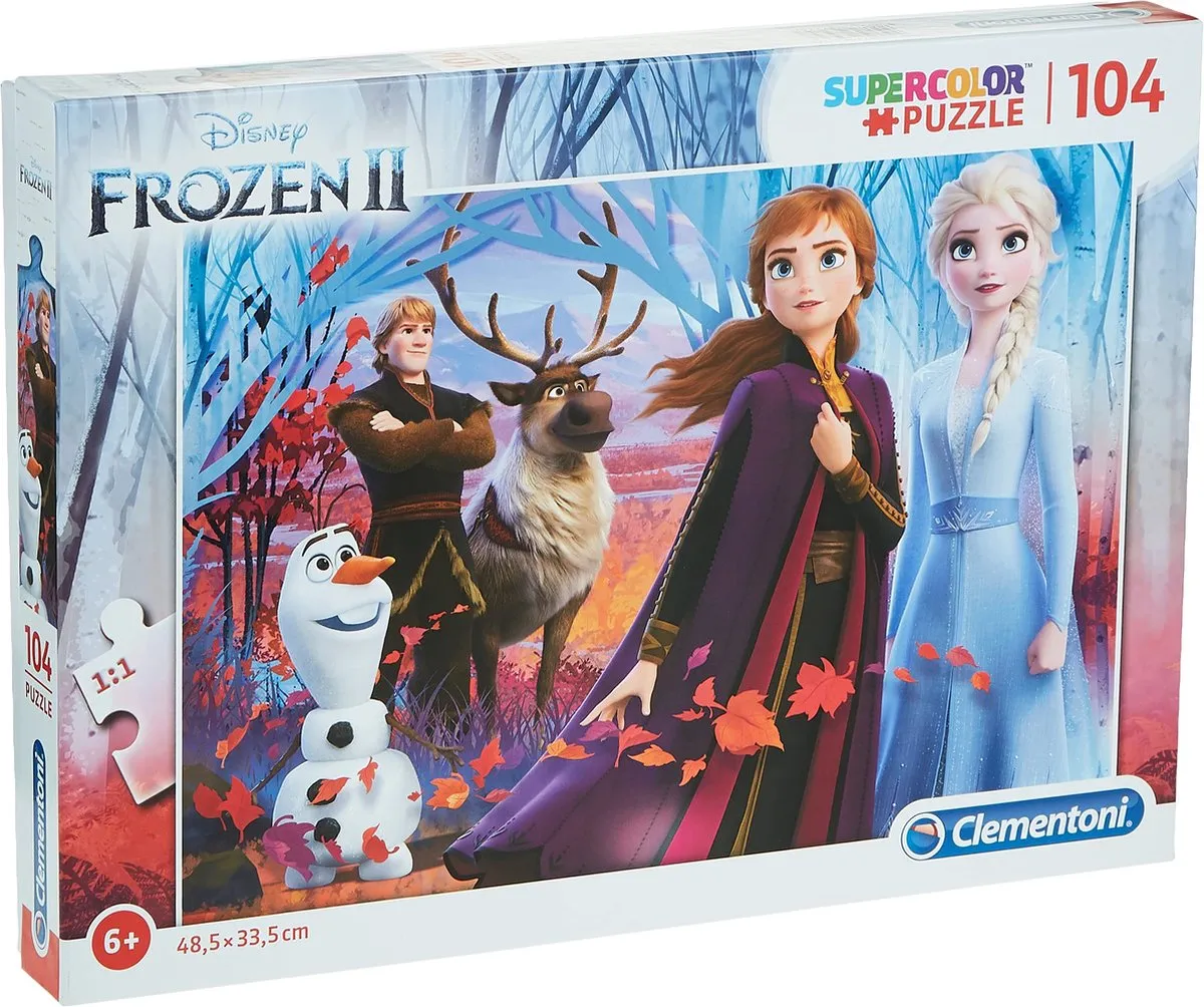 Disney Frozen 2 Legpuzzel 104 Stukjes - Multicolor