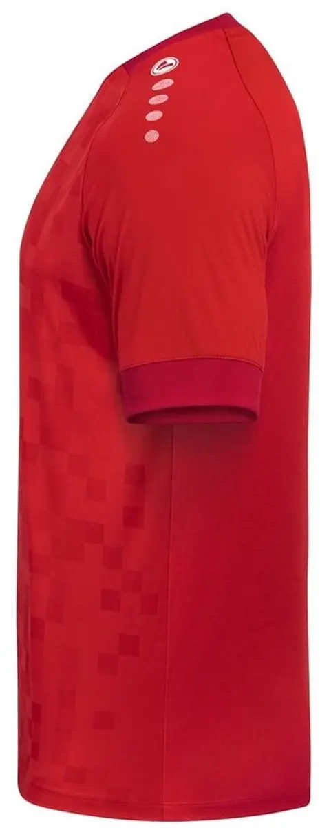 Jako Pixel Shirt Korte Mouw Heren - Sportrood M - afbeelding 6 van 6