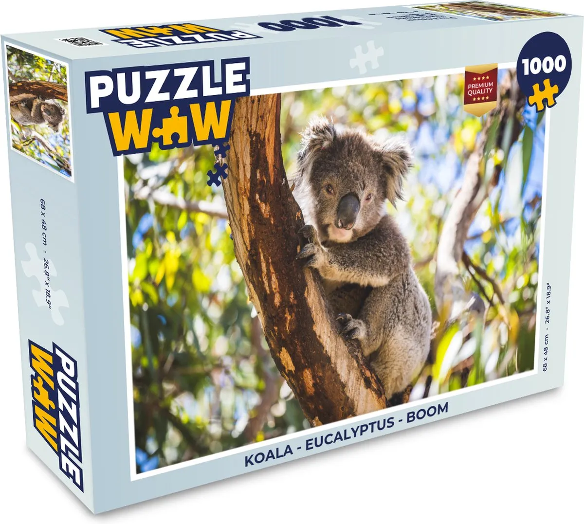 PuzzleWow Koala Boom Legpuzzel 1000 Stuks